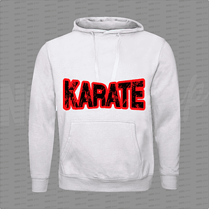 POLERON CANGURO BLANCO