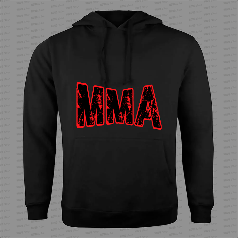 POLERON CANGURO NEGRO 1