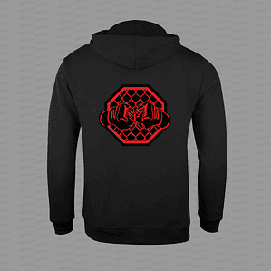 POLERON CANGURO NEGRO