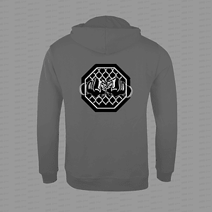 POLERON CANGURO GRIS