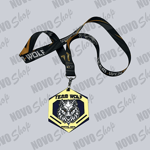 MEDALLA TEAM WOLF