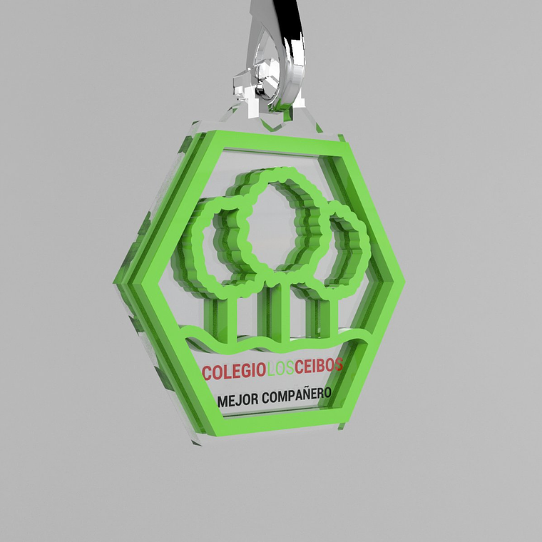 MEDALLA COLEGIO LOS CEIBOS 2