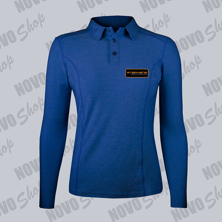 POLERA DRY FIT MANGA LARGA CON CUELLO STEPHENS AGENCIA 2