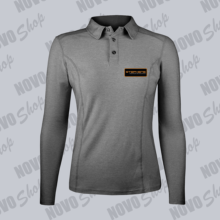 POLERA DRY FIT MANGA LARGA CON CUELLO STEPHENS AGENCIA 1