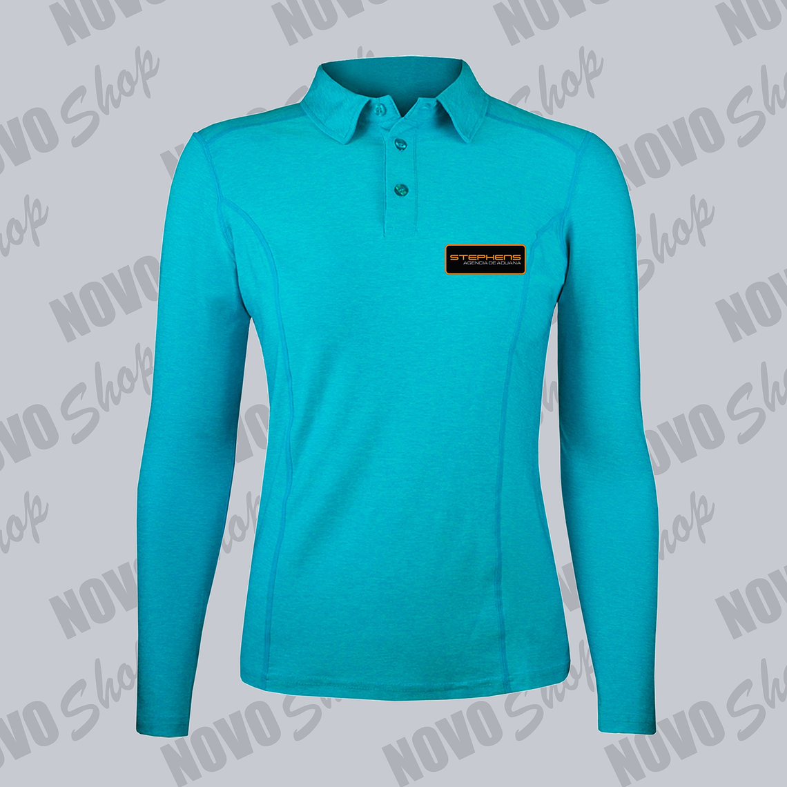 POLERA DRY FIT MANGA LARGA CON CUELLO STEPHENS AGENCIA 3