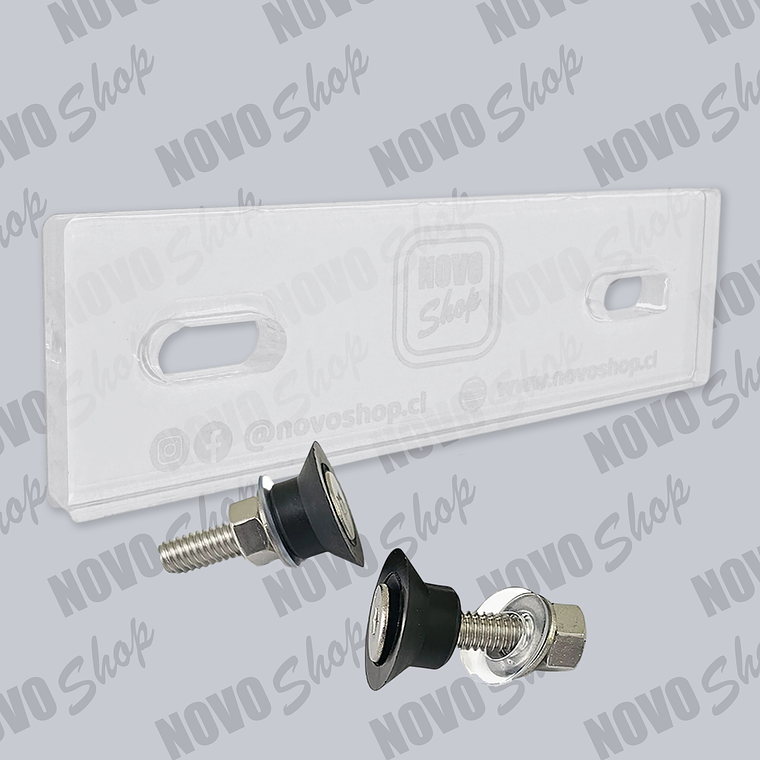 KIT SOPORTE ACRILICO CANCHA PADEL  1