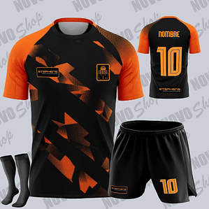 POLERA FUTBOL DRY FIT + PANTALON + MEDIAS