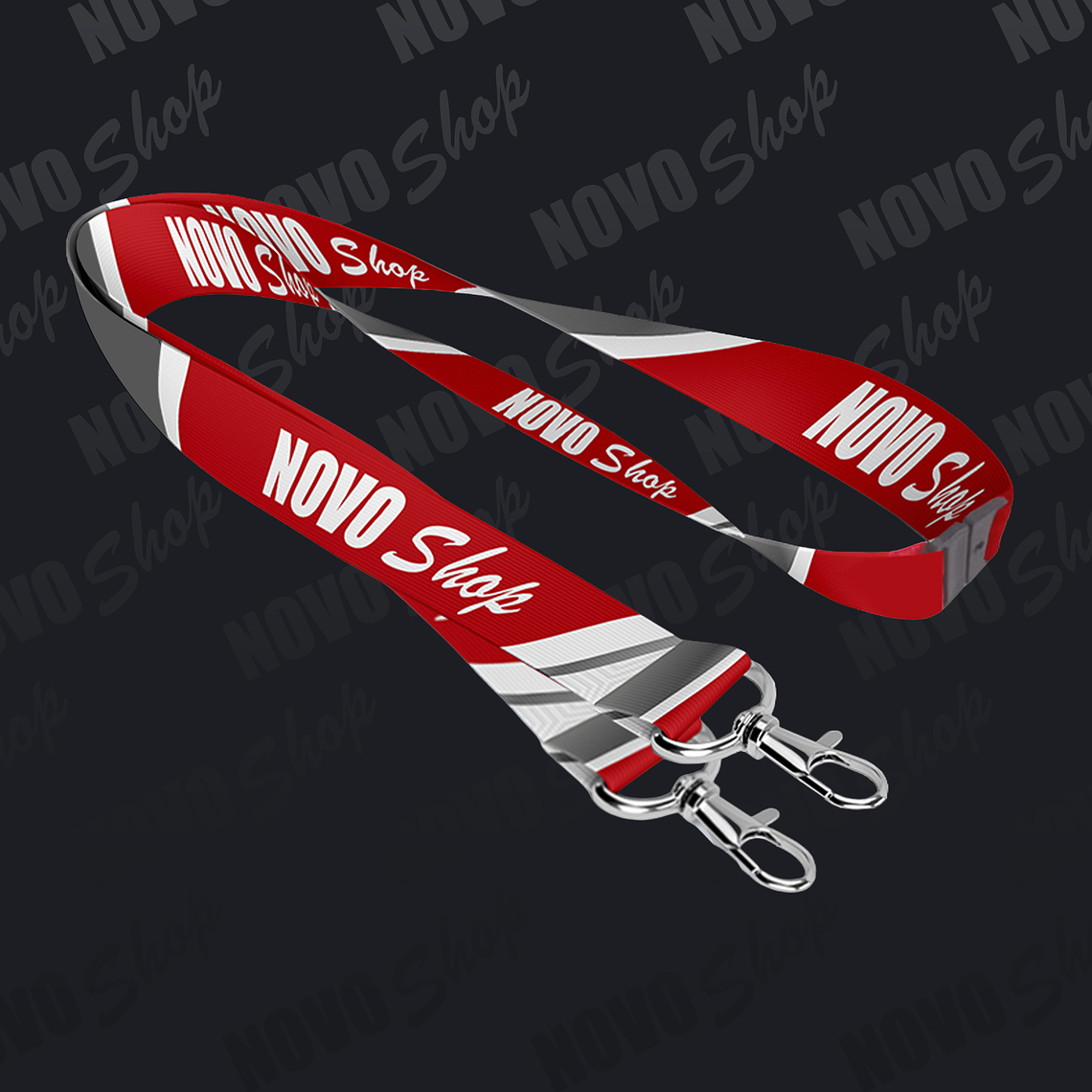 LANYARD DOBLE MOSQUETON PREMIUM 1