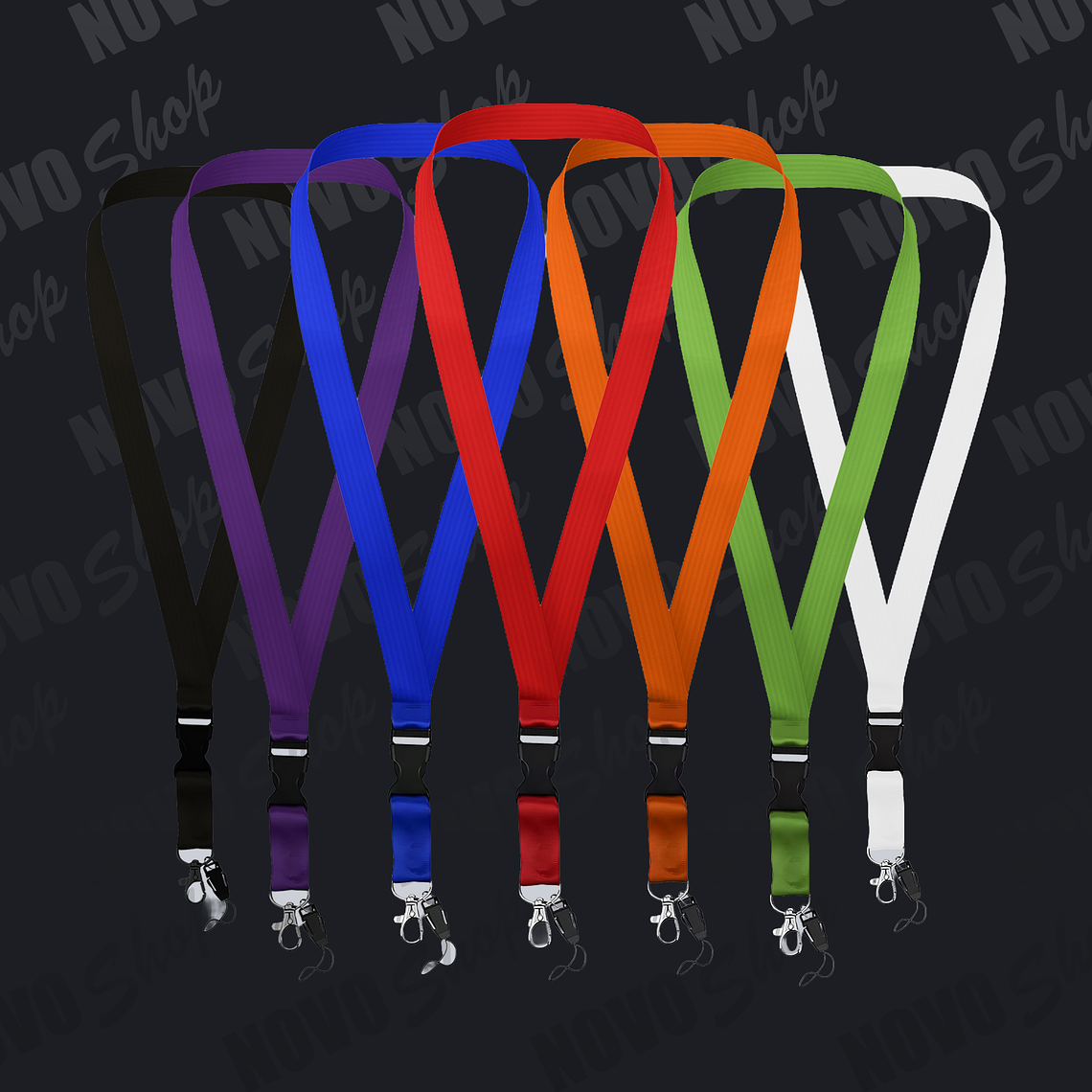 LANYARD TEXTURADO CON CLIP 1