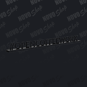 LOGO HASHTAG VOLUMETRICO