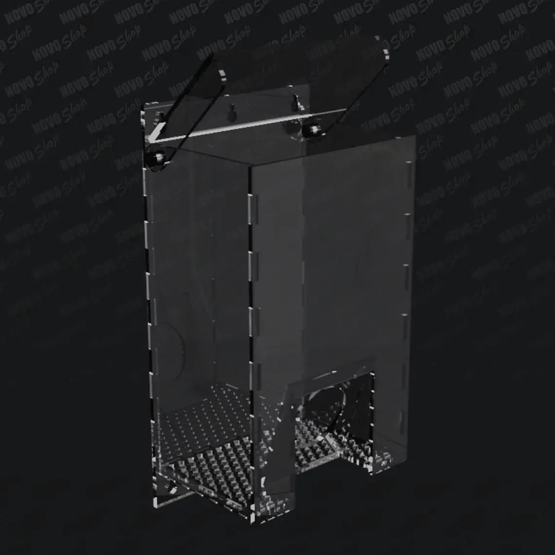 PORTA DETERGENTE DE ACRILICO SIMPLE PARA MURO 1