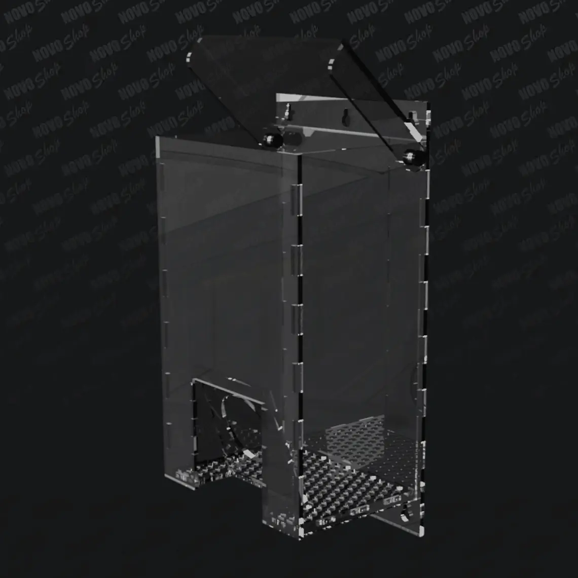 PORTA DETERGENTE DE ACRILICO SIMPLE PARA MURO 2