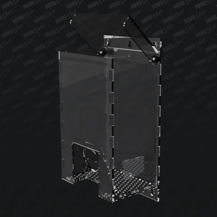 PORTA DETERGENTE DE ACRILICO SIMPLE PARA MURO 2