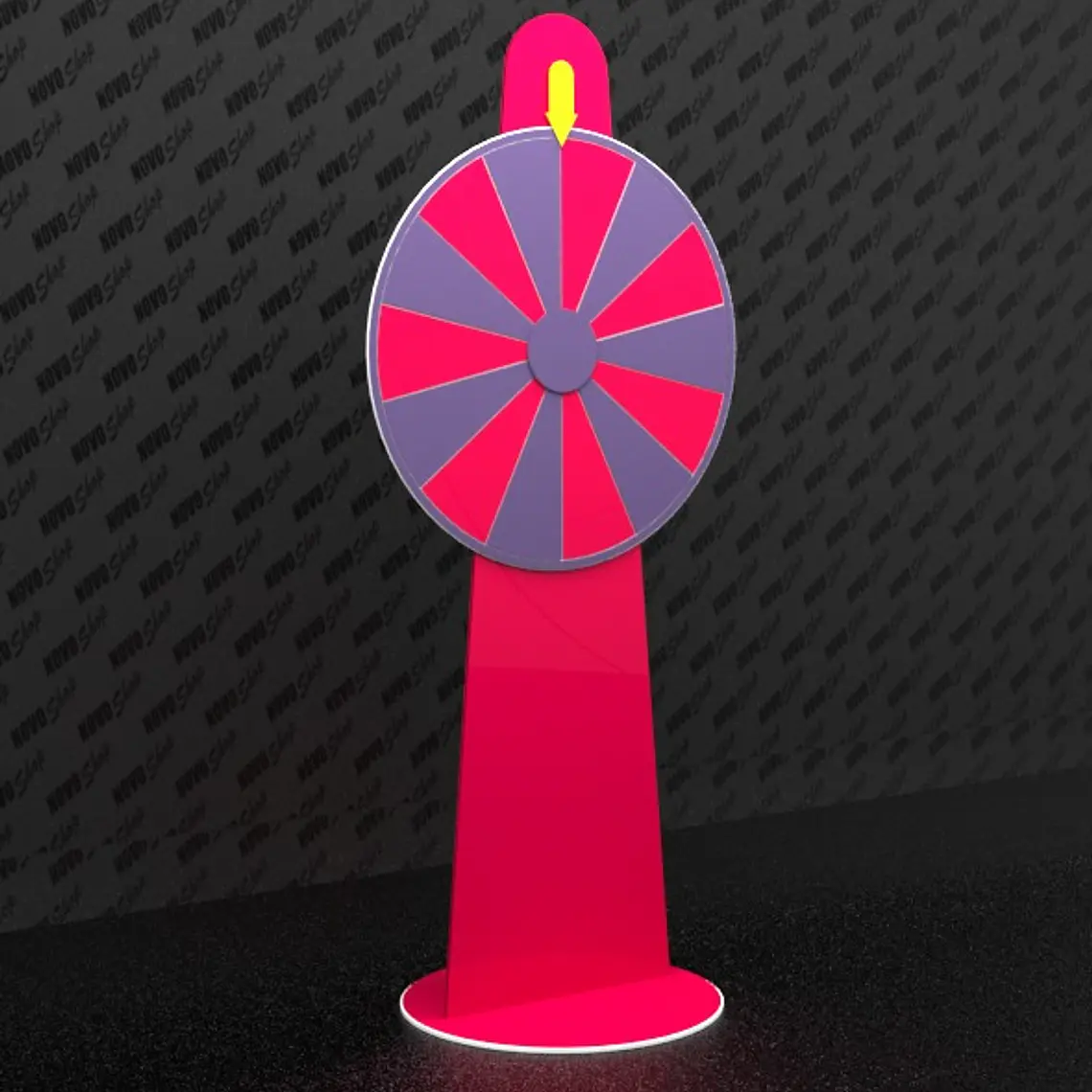 RULETA DE ACRILICO COLOR DESIGN PEDESTAL  1
