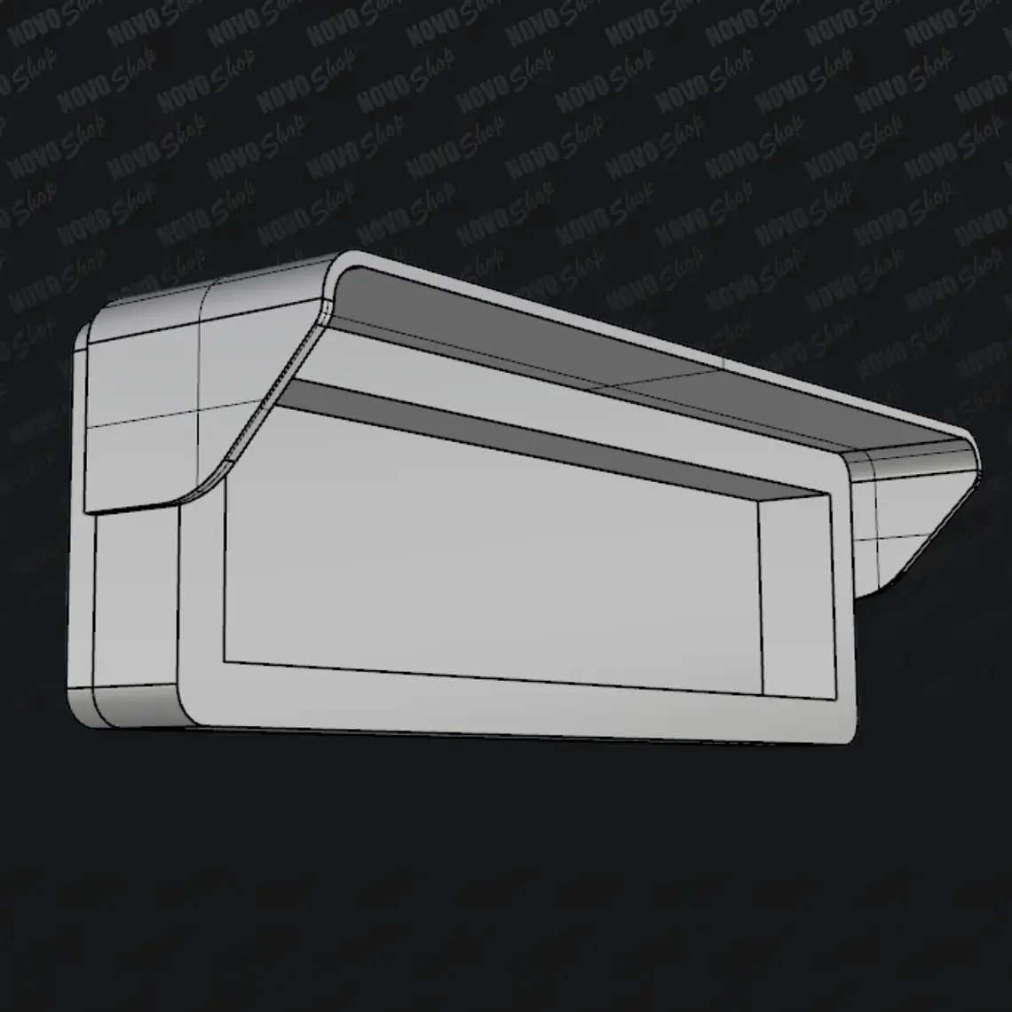VISERA DE ACRILICO PARA MARCADOR ELECTRONICO 1