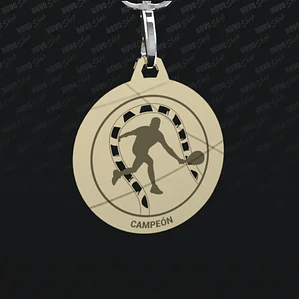MEDALLA  GIPSY PADEL