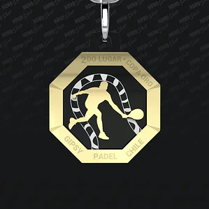 MEDALLA  GIPSY PADEL
