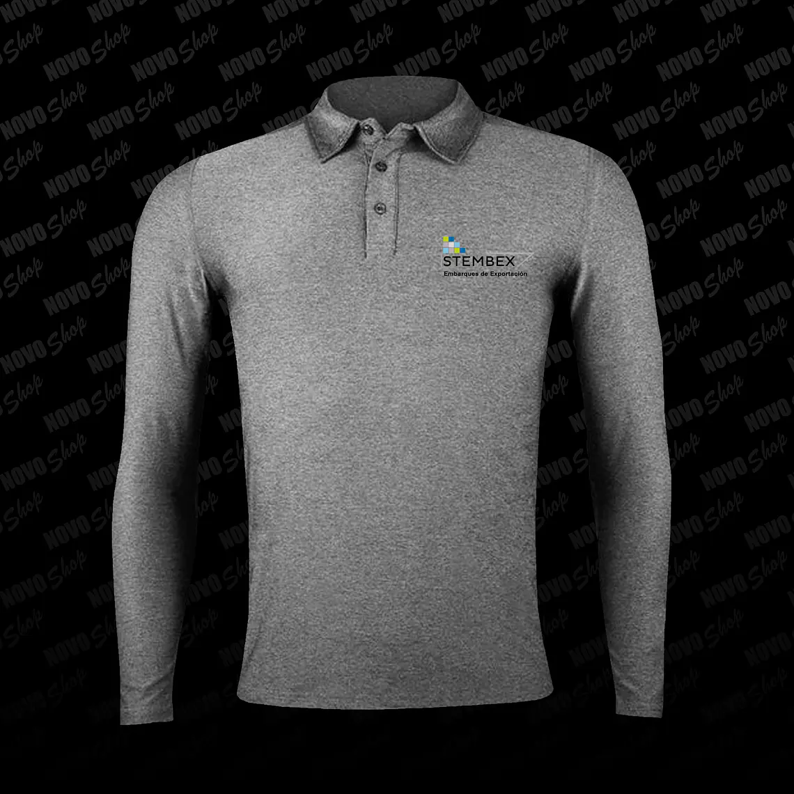 POLERA DRY FIT MANGA LARGA CON CUELLO STEMBEX 1