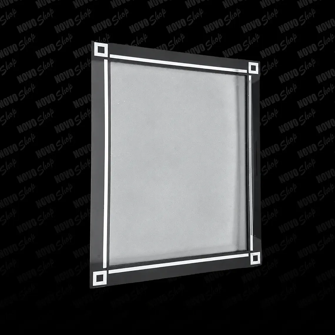 PORTA GRAFICA DE MURO PLEGADO CON MARCO SILVER INCLUIDO 2