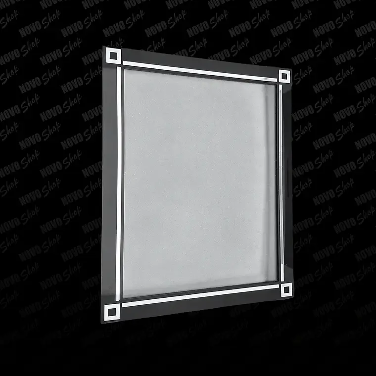 PORTA GRAFICA DE MURO PLEGADO CON MARCO SILVER INCLUIDO 2