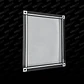 PORTA GRAFICA DE MURO PLEGADO CON MARCO SILVER INCLUIDO - Miniatura 2