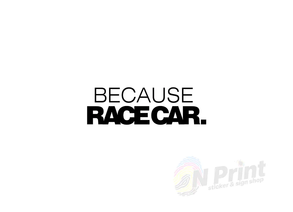 Because Race Car 1