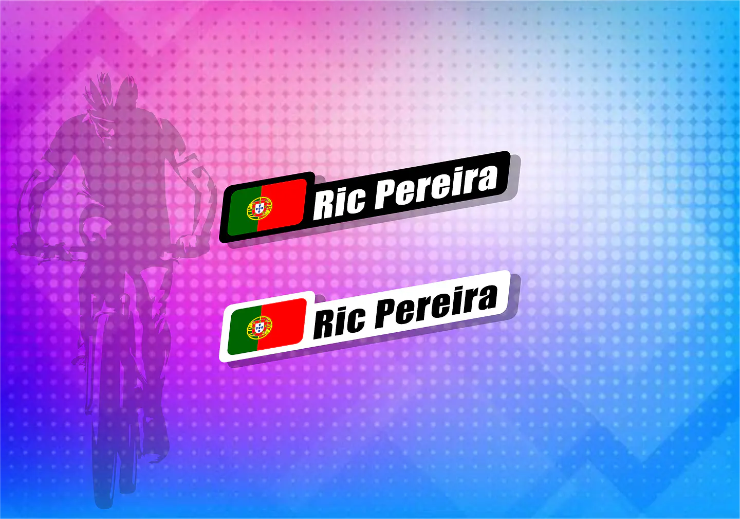 Autocolantes Bandeira + Nome. 1