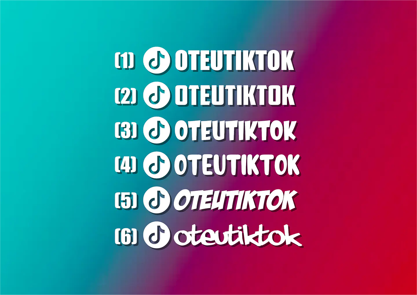 Autocolantes ID TikTok. 2