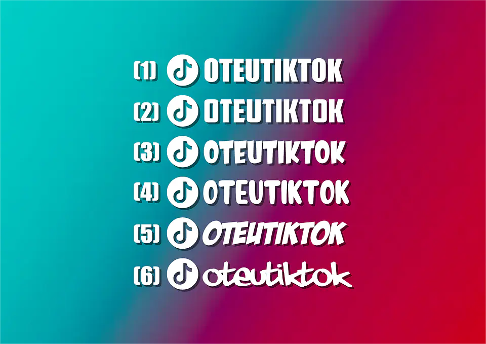 Autocolantes ID TikTok. 2