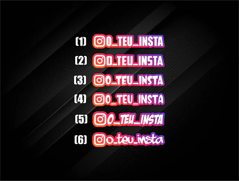 Autocolantes ID instagram 