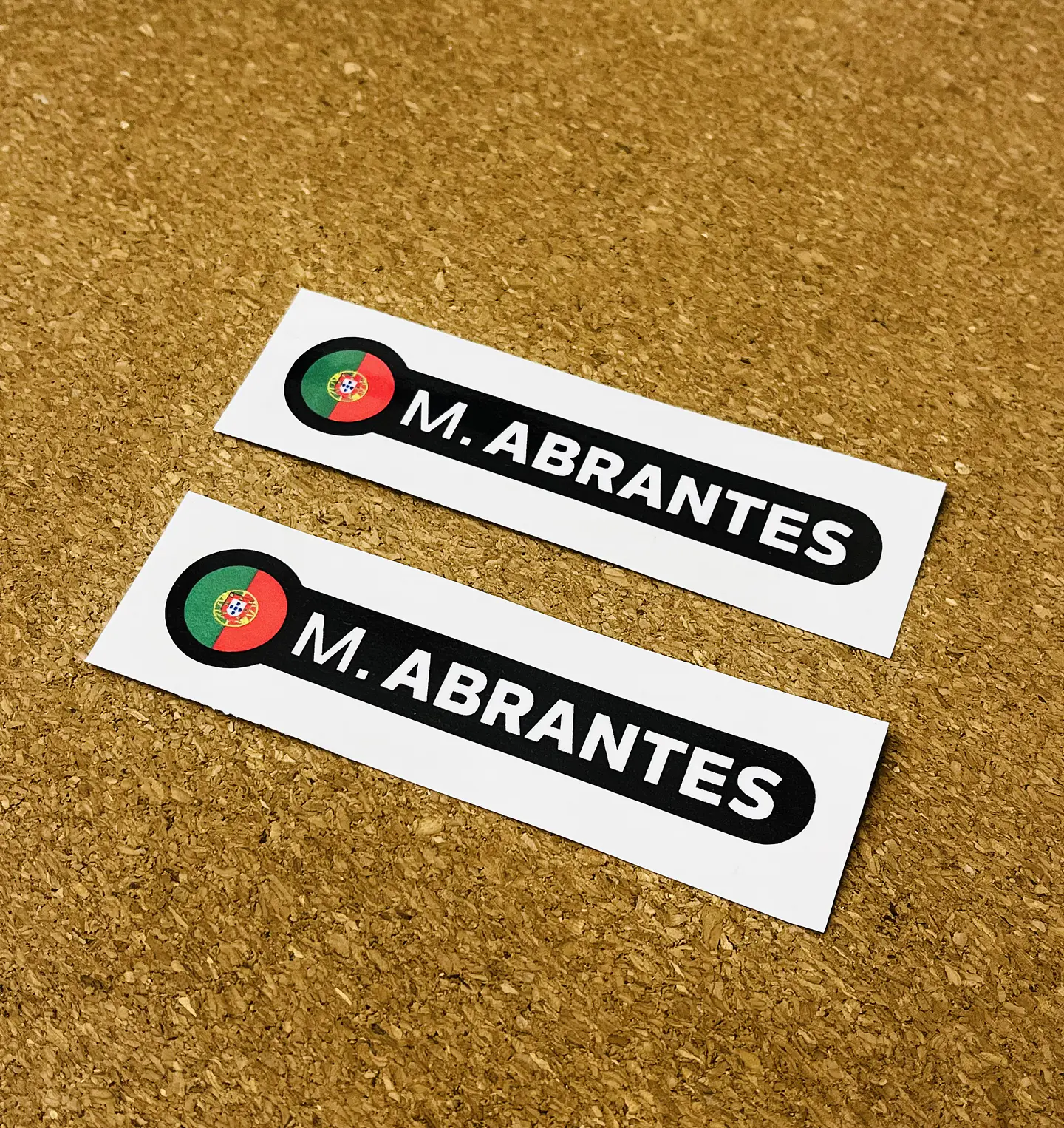 Autocolante Bandeira + Nome 2