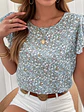 Blusa Floral Manga Corta para Mujer NS – Frescura y Estilo Casual para Verano - Miniatura 1