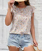 Blusa Floral Manga Corta para Mujer NS – Frescura y Estilo Casual para Verano - Miniatura 3