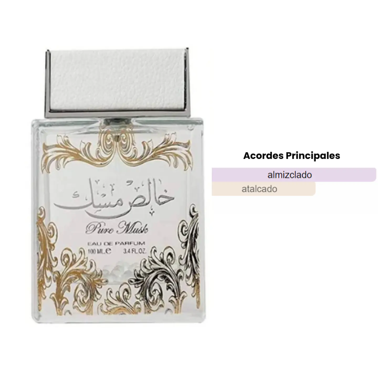 Lattafa Pure Musk Estuche EDP 100 ML + Desodorante 50 ML 2