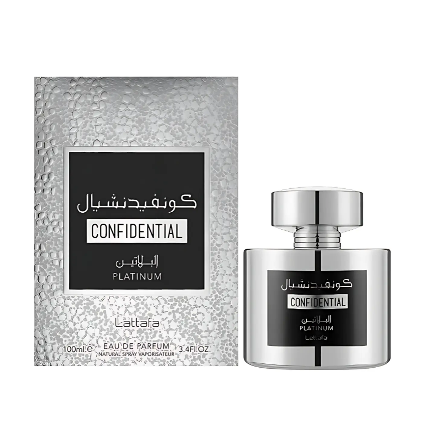 Lattafa Confidential Platinum Edp 100Ml Lattafa 1