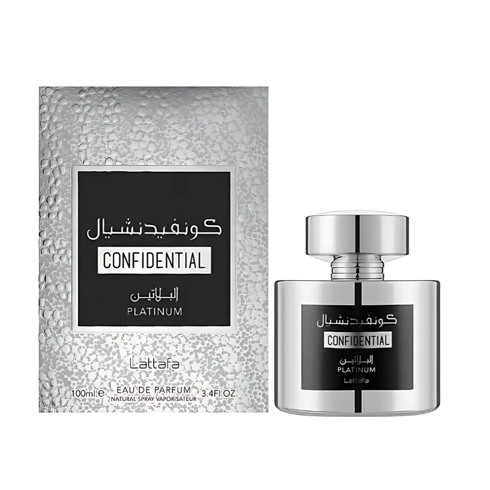 Lattafa Confidential Platinum Edp 100Ml Lattafa 1