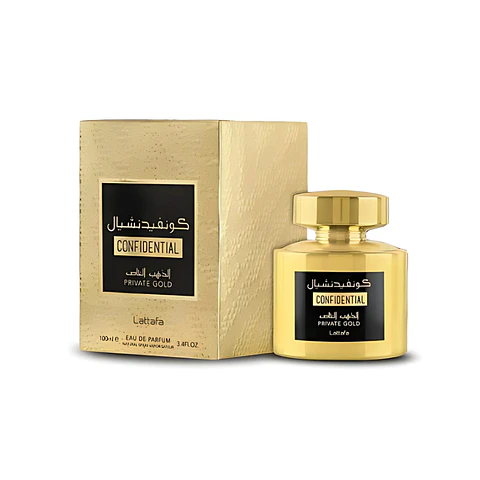 Lattafa Confidential Private Gold Edp 100Ml Lattafa