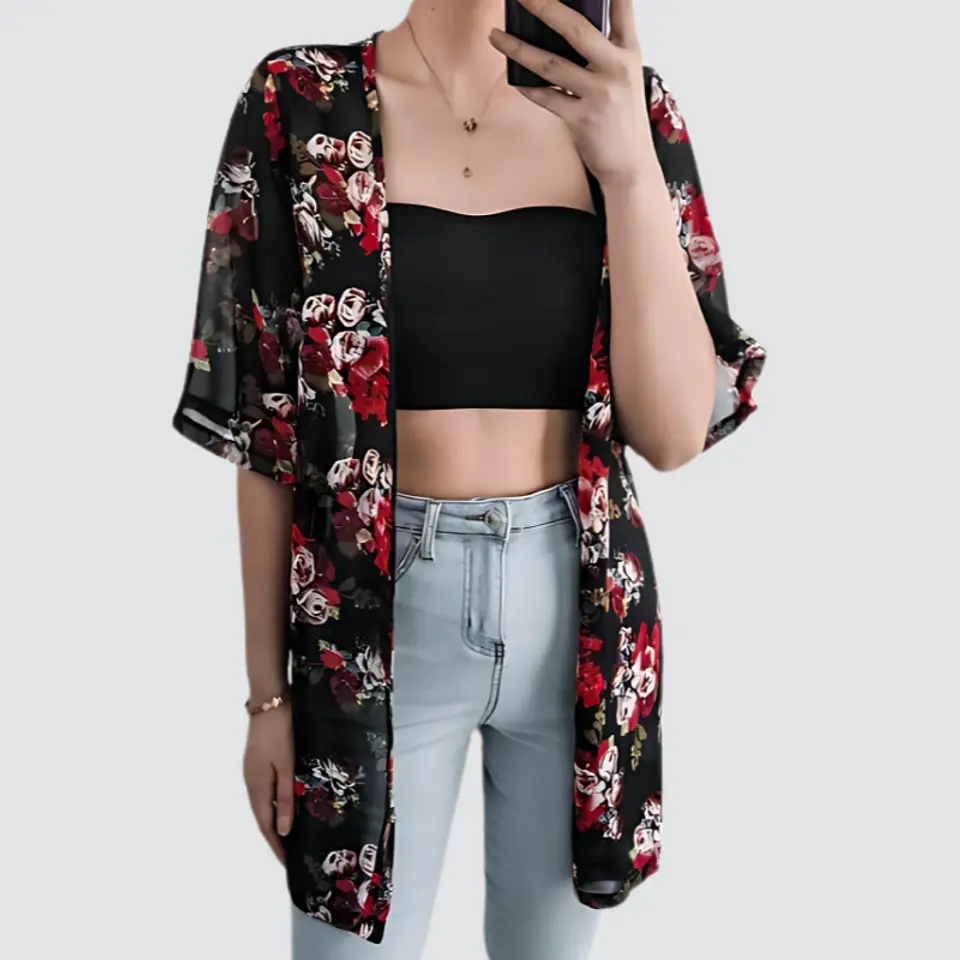 Cardigan Estampado Florencia 1