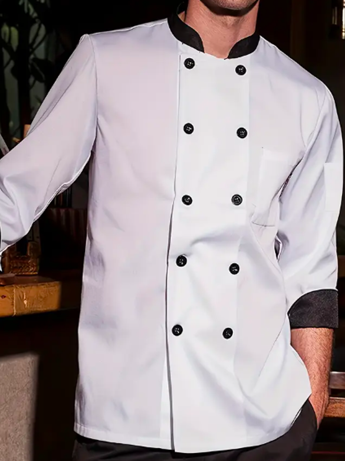 Chaqueta de Chef Clásica - Funcionalidad y Resistencia Superior 1