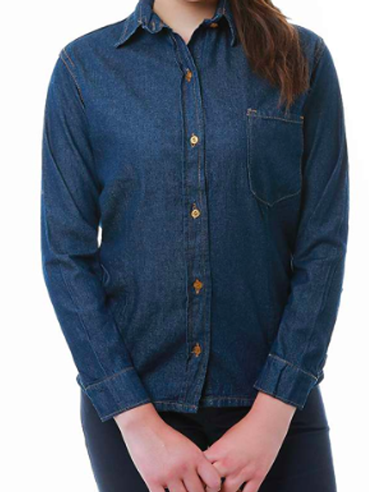 Camisa de Jean para Dotación (Línea Confort) - Durabilidad y Estilo Versátil 1