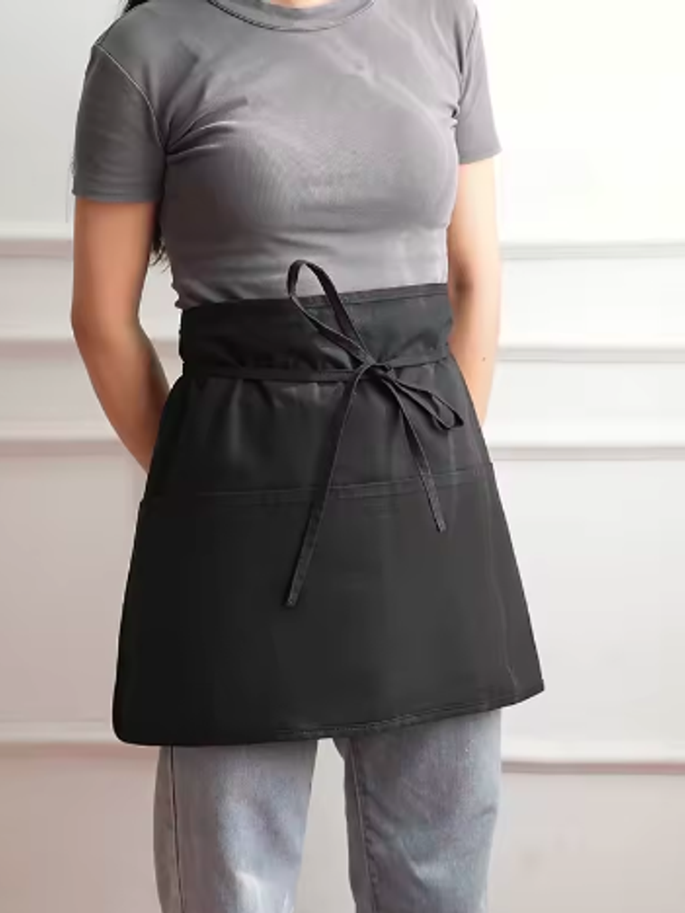 Delantal de Medio Cuerpo (Mico) - Agilidad y Estilo para Servicio en Mesa y Barra 1