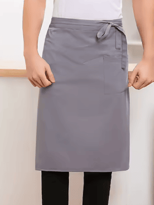 Delantal Largo de Gala - Sofisticación para Servicio de Alto Nivel