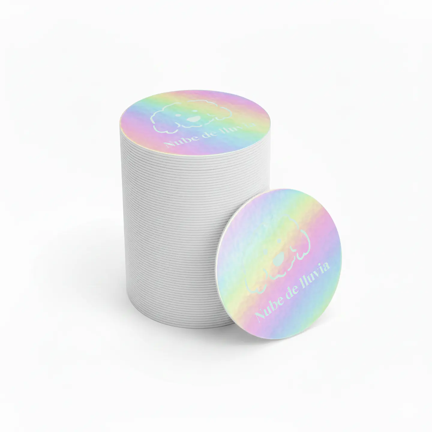 Stickers Circulares Holográficos 1