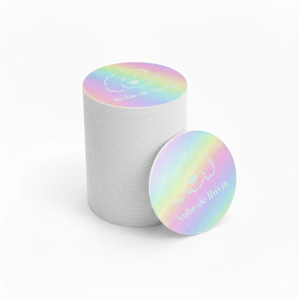 Stickers Circulares Holográficos 1