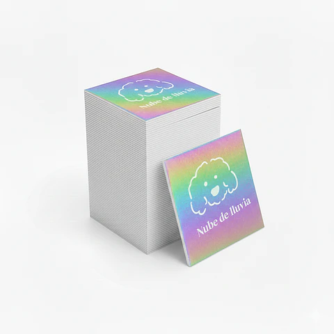 Stickers Cuadrados Holográficos