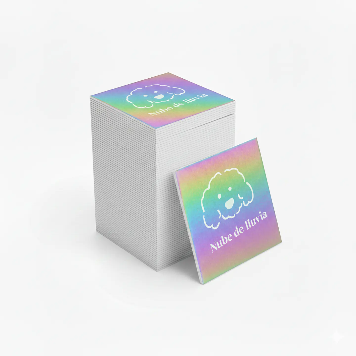 Stickers Cuadrados Holográficos 1