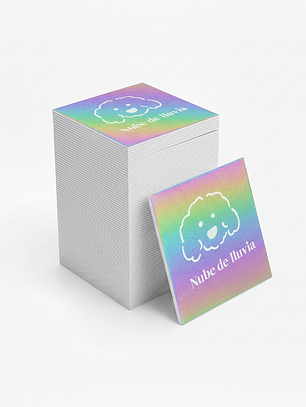 Stickers Cuadrados Holográficos