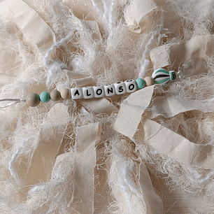 Portachupete personalizado broche plástico