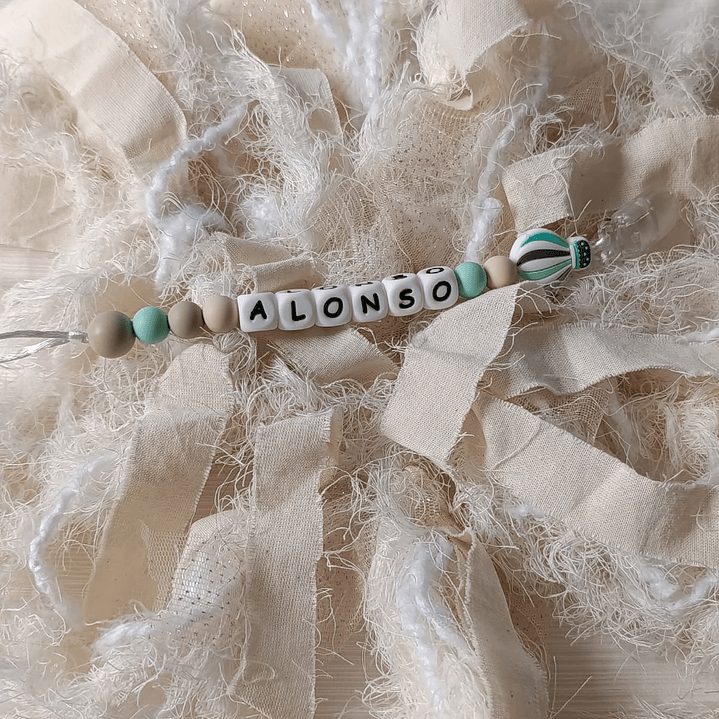 Portachupete personalizado broche plástico 1