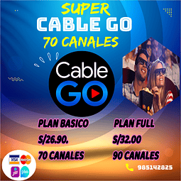 Super combo canales cable go 